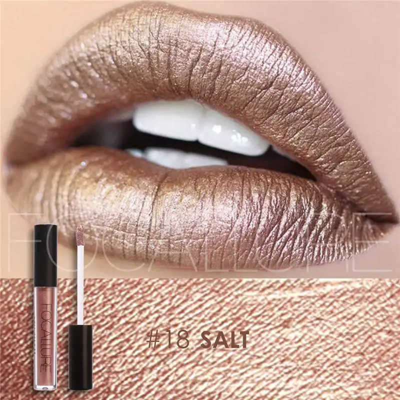 FOCALLURE Lasting Matte Lipstick Waterproof Lip Liquid Pencil Gloss Makeup | Красота и здоровье