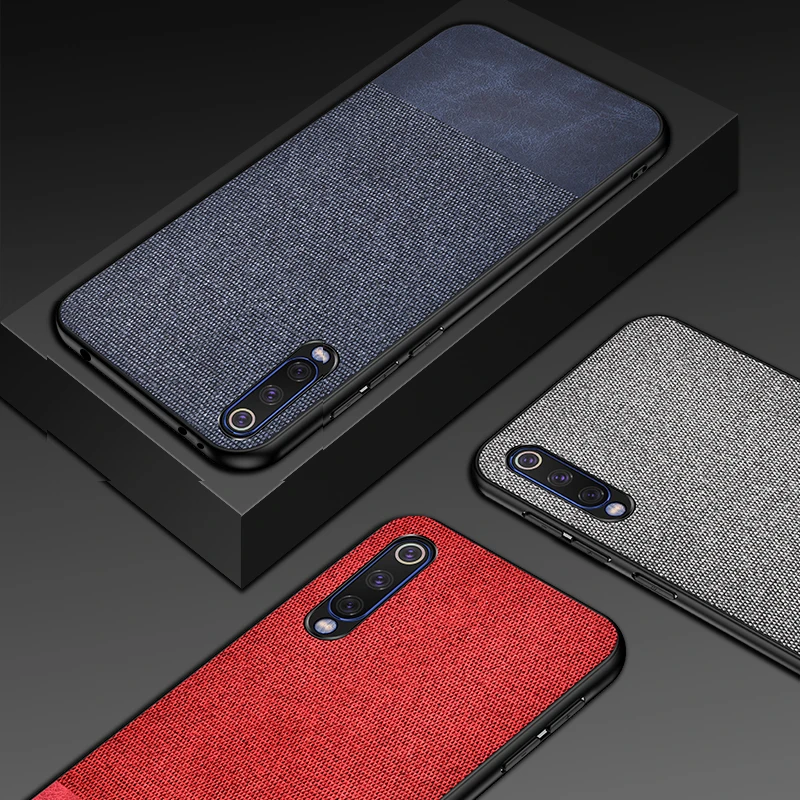 Хлопковый тканевый чехол для Xiaomi Mi CC9 CC9E CC 9 9E Mi9 Mi8 Retra классический силиконовый