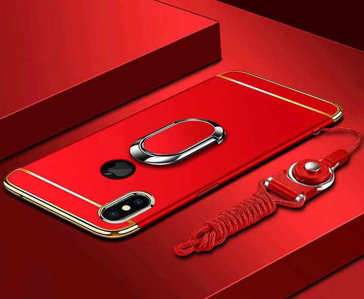 Чехол для телефона s для iPhone XS XR XS Max X Жесткий чехол для телефона s Автомобильный держатель Стенд чехол с магнитным кронштейном AB173