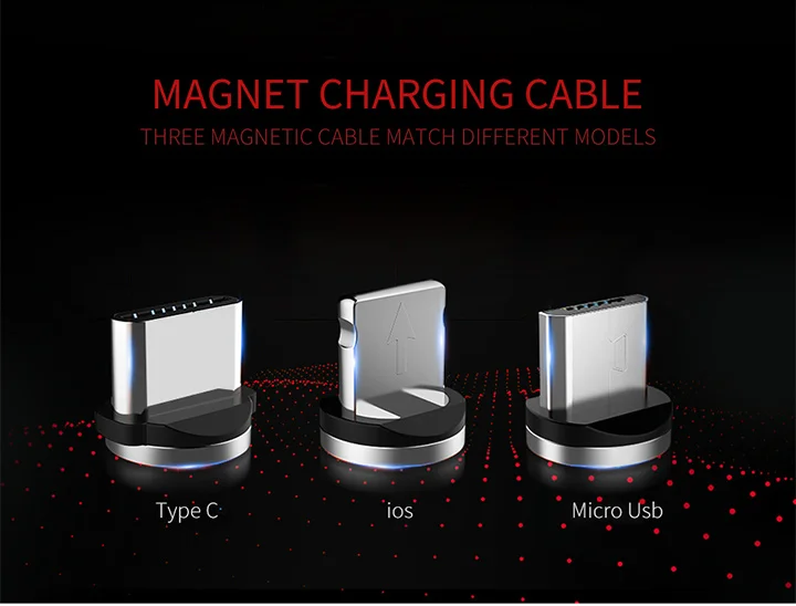Магнитный кабель Micro Usb Typec Шнур зарядное устройство для синхронизации данных