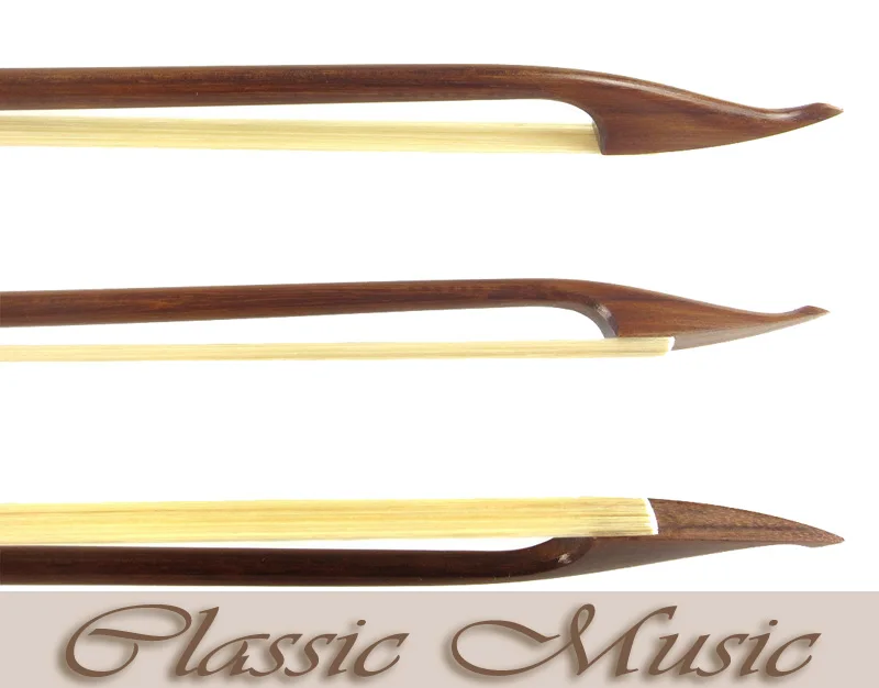 Африканское черное дерево барокко Скрипка Лук с длинным винтом (4/4) Хороший