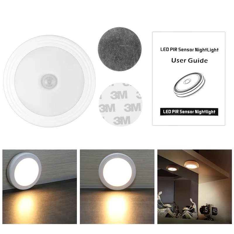 Беспроводной светодиодный настенный светильник LemonBest инфракрасный с магнитным