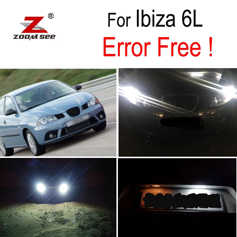 6 шт. светодиодный задний фонарь + для парковки аксессуары сидений Ibiza IV MK4 6L (02-08) |
