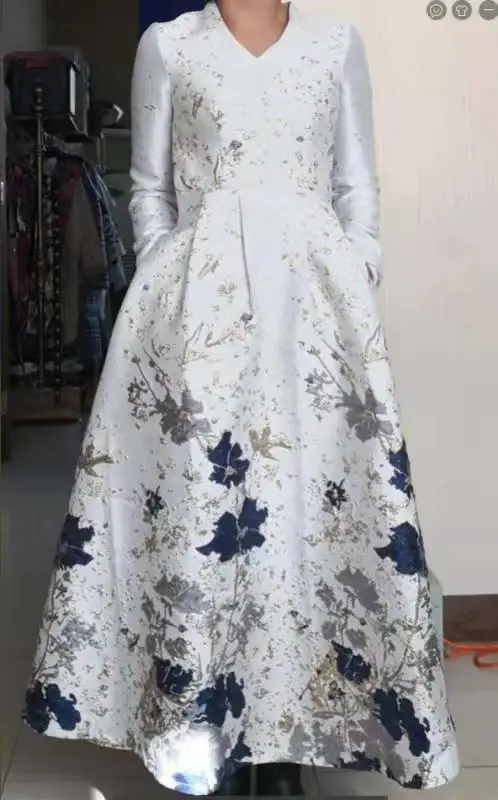 Жаккардовая ткань Высококачественная пряжа окрашенная в западном стиле из