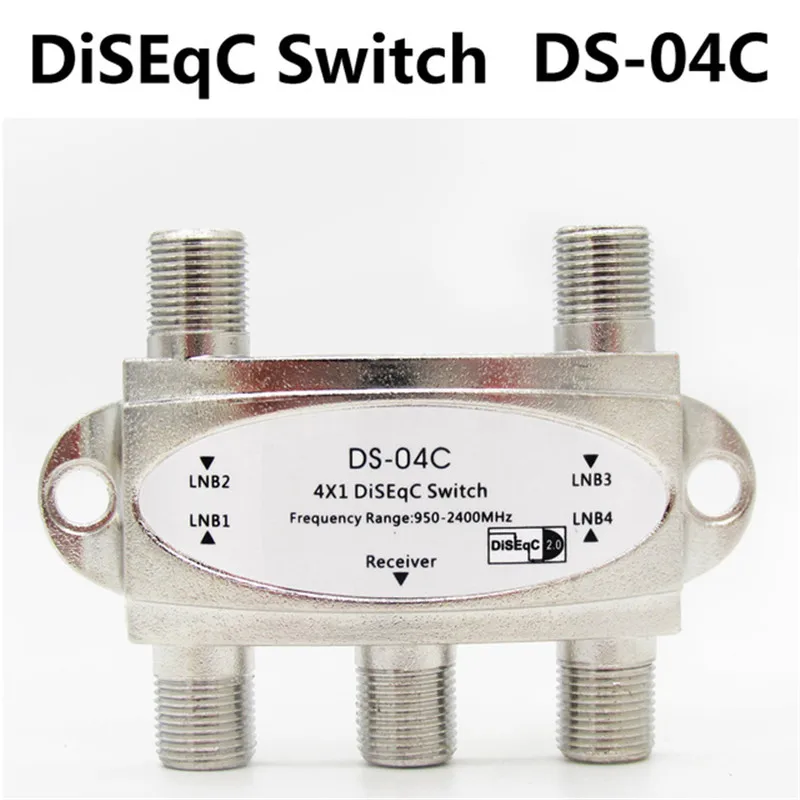 Новинка коммутатор 4 в 1 4x1 DiSEqC для спутникового ресивера FTA TV FTA|switch lnb|switch 4switch tv |