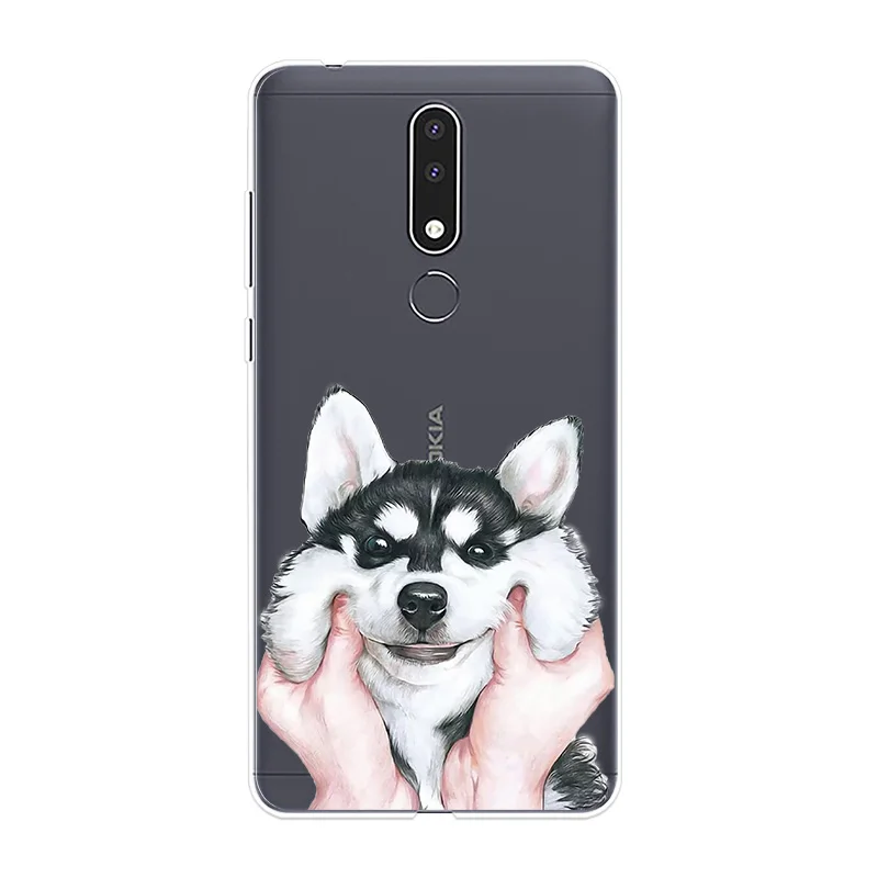 Phone Case For Nokia 1 2 3 5 6 7 8 Soft Cover Cute Dog Cat Silicone Fundas 2.1 3.1 5.1 6.1 Plus 7.1 8.1 case |