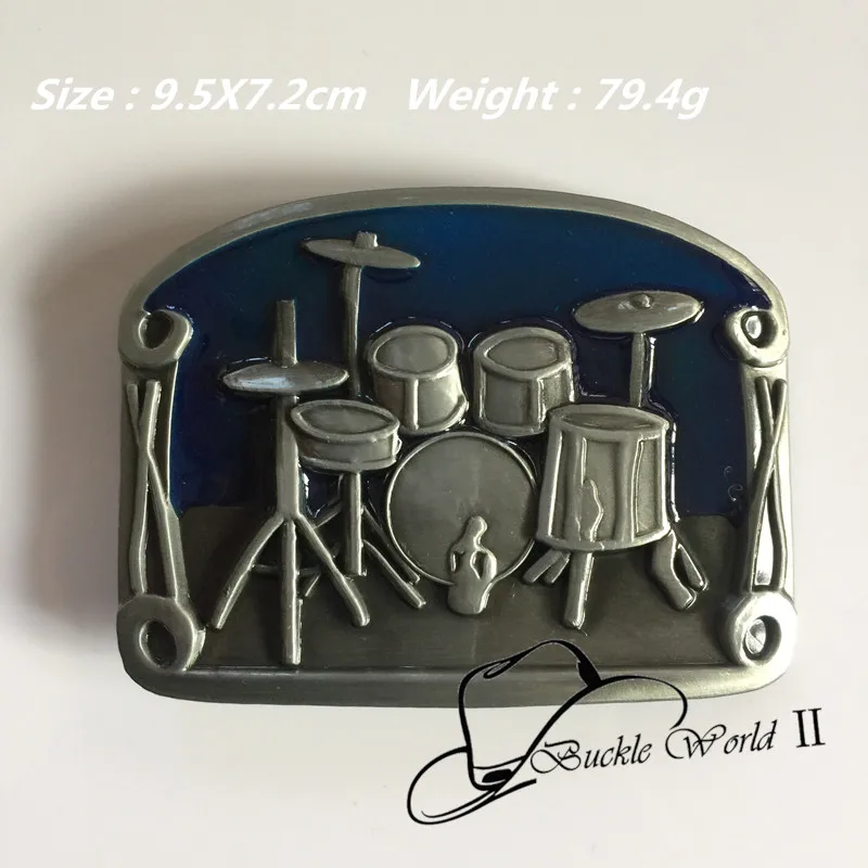 Розничная продажа новый стиль высокое качество крутой 3D барабан набор пряжка для