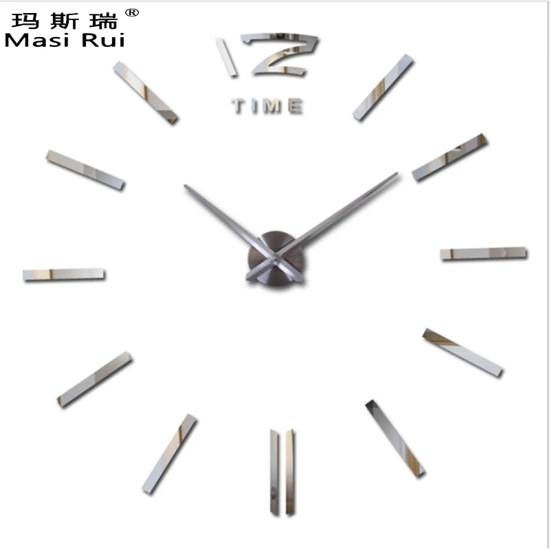 Новинка 2017 большие настенные часы современный дизайн 3D сделай сам внутреннее