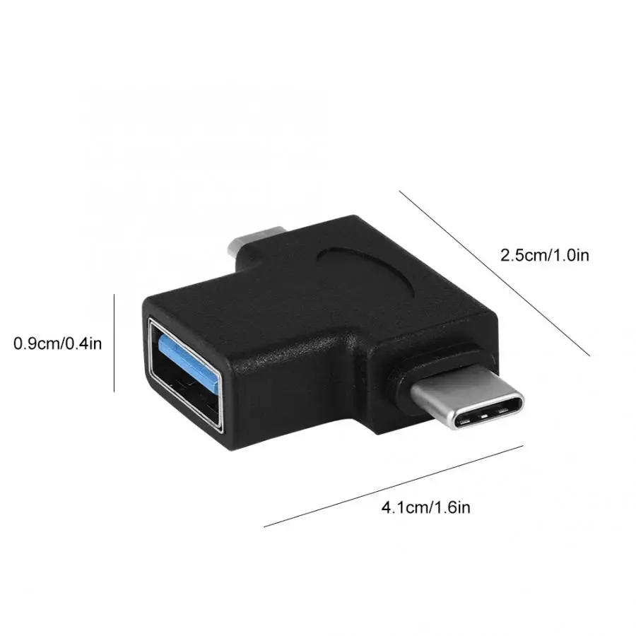 Новый аудио адаптер конвертер разговорный цифровой мини 2 в 1 Micro Usb 3 Type C папа к 0