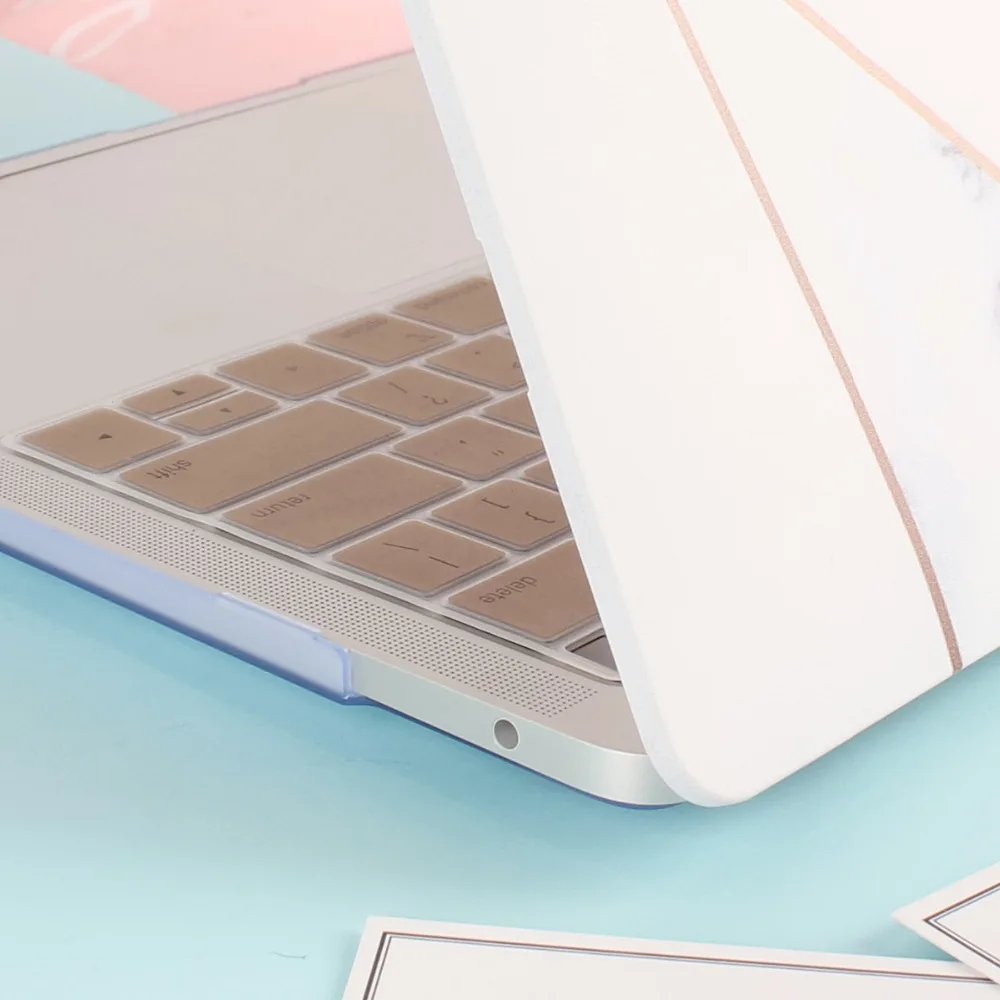 Прорезиненный матовый чехол для ноутбука Macbook Air 13 Mac Book retina Pro 13 1" Touch bar A1989 A1990+ чехол для клавиатуры