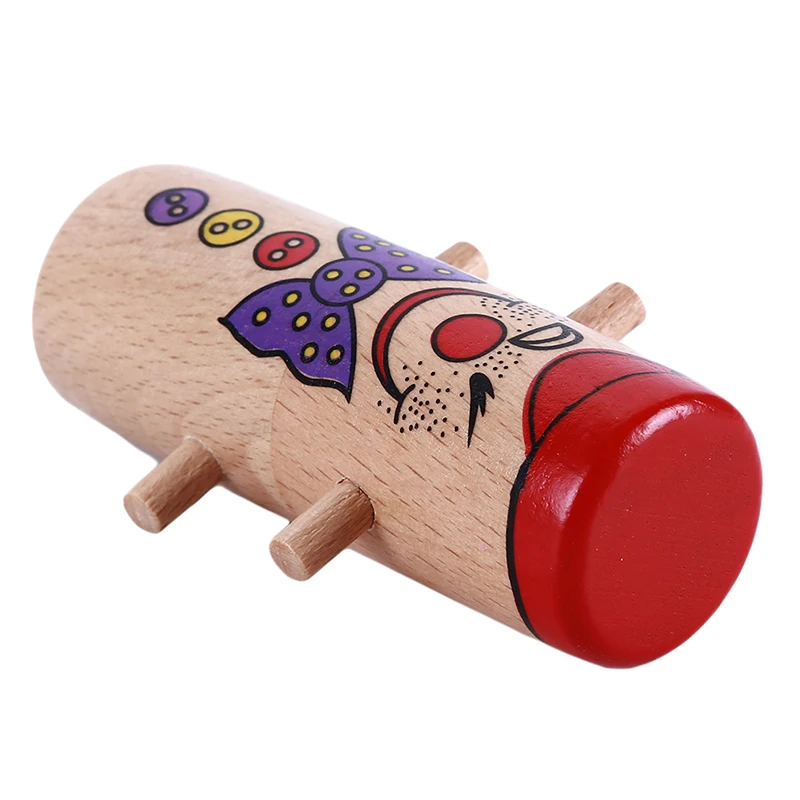

Hot Sale Wood Color Flip Head Clown Puzzle Gravity Game Toys Children Building Children's Gifts