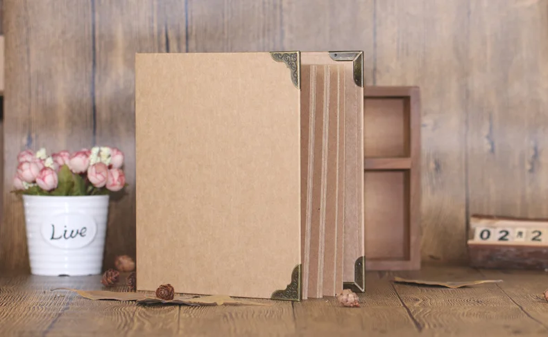 Формат А4 30 шт. листы из крафт бумаги пустая Обложка для карт свадебный альбом