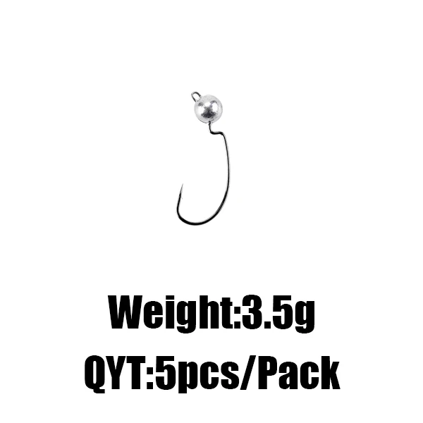 SeaKnight SK03 кренк джиг голова крюк 20 шт./лот рыболовные крючки 3,5 г 5 г 7 г свинцовая джиг приманка мягкий червь рыболовные Крючки рыболовные снасти - Цвет: 3.5g 20pcs