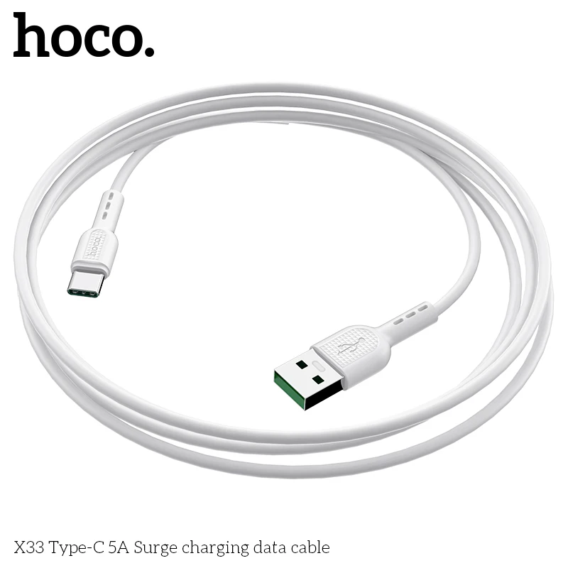 HOCO 5A usb type-C кабель для huawei P30 P20 PRO Супер зарядка USB C кабель для huawei Honor V20 20 V10 100 см