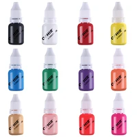 ophir pro 12 colors airbrush nail inks 10 mlbottle acrylic water paint ink pigments airbrush nail art tool_ta0981 12