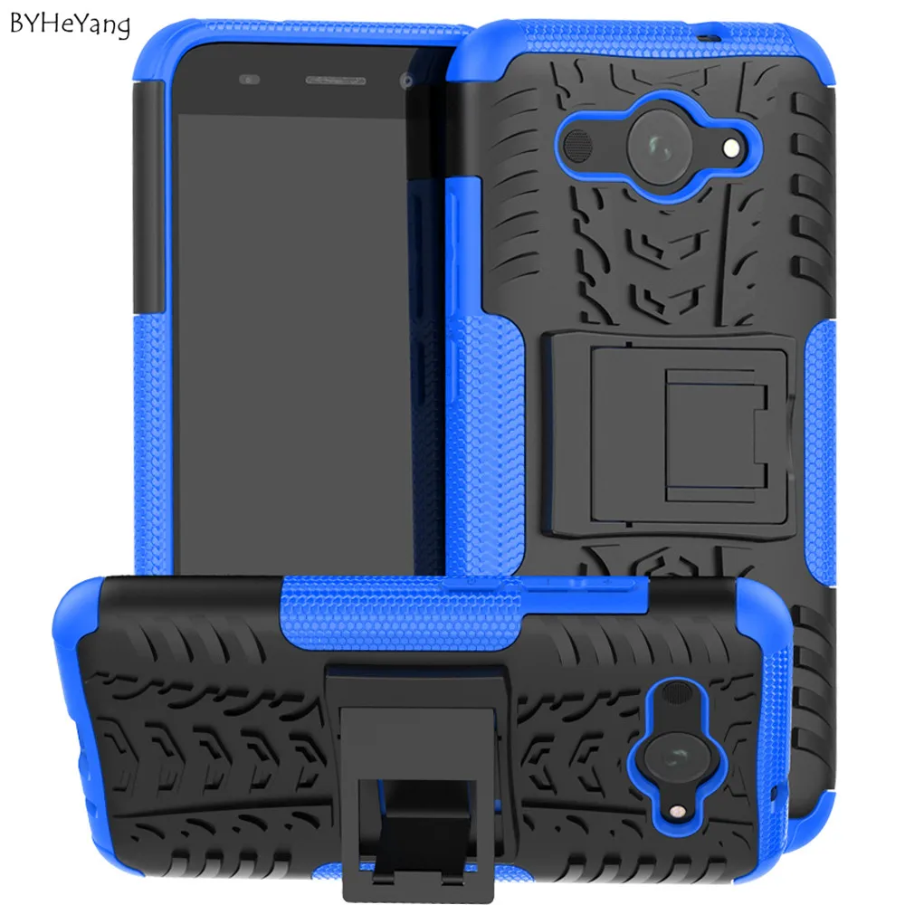 Byheyang чехол для Huawei Y3 2017 2018 CRO-L22 двухслойный защитный Funda Shell On (2018) TPU и PC |
