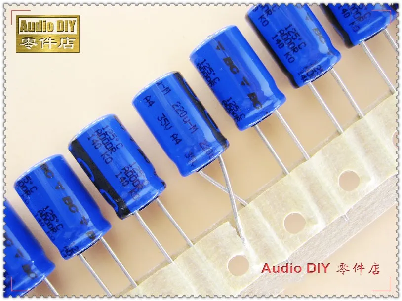 

10PCS/50PCS BC 140 Series 220uF 35V 35V220UF Electrolytic Capacitors