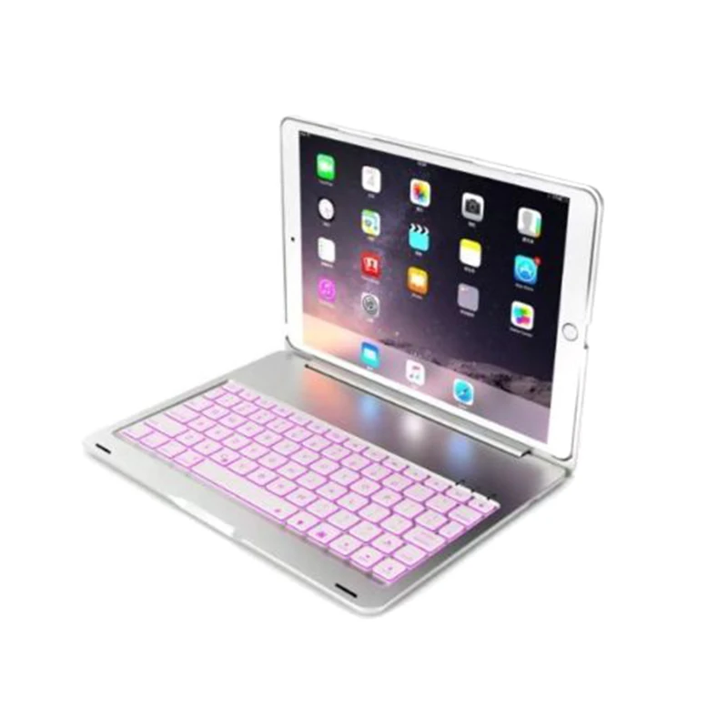 Чехол с клавиатурой Bluetooth 7 цветов алюминиевый чехол подсветкой s для iPad pro 10 5 HSJ-19 |
