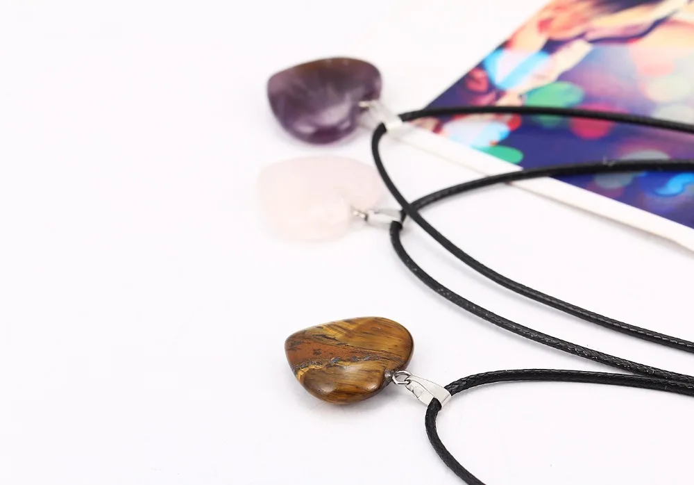 Красивая женская мода шарм ювелирных изделий Простой кожаный шнур натуральный