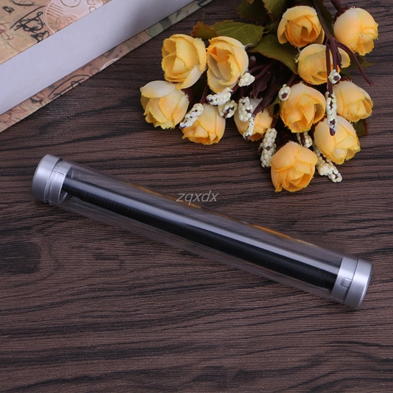 Plastic Transparent Acrylic Pen gifts tube box pencil cases Gift Boxes Stationery school office apply pen Drop ship|Пеналы| |