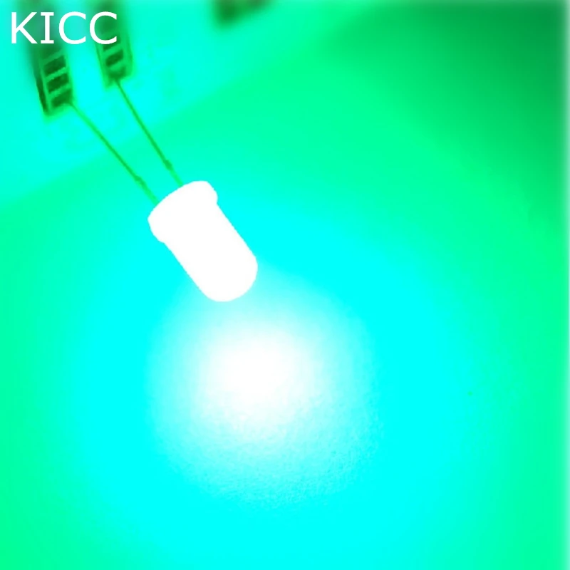 

5MM green LED Mist Light emitting diode 100Pcs