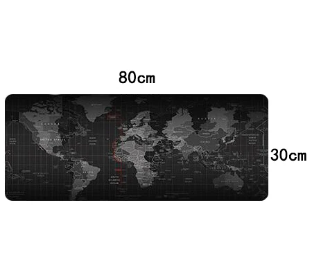 80 x 30cm Горячий резиновый большой игровой коврик для мыши 90x40 см карта мира компьютерный стол коврик для мыши XXL Нескользящая клавиатура длинный коврик для мыши World of tanks - Цвет: 80 x 30cm