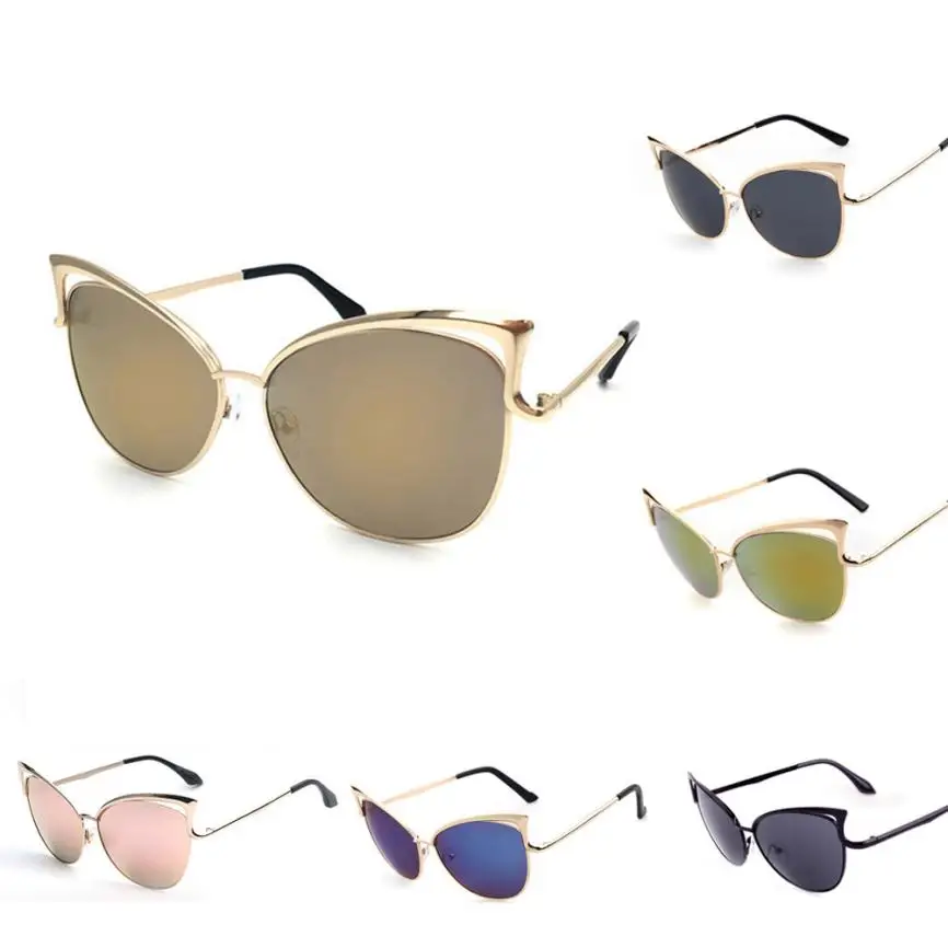 

sun glasses for women 2019 Women Fashion Sunglasses Metal Frame Sunglasses Classic Tone Mirror Sunglasses lentes de sol mujer A8