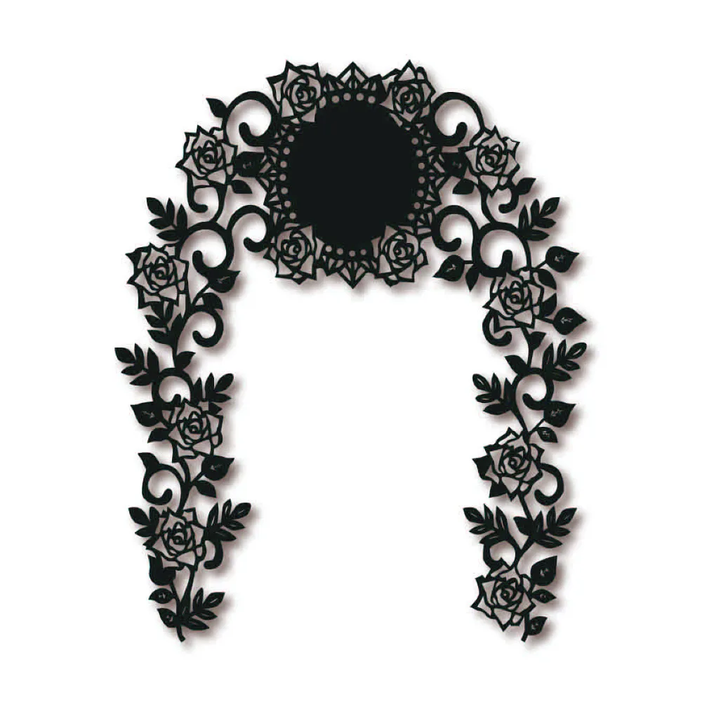 Ufurty цветочные арки металлические режущие штампы сшитые DIY для скрапбукинга