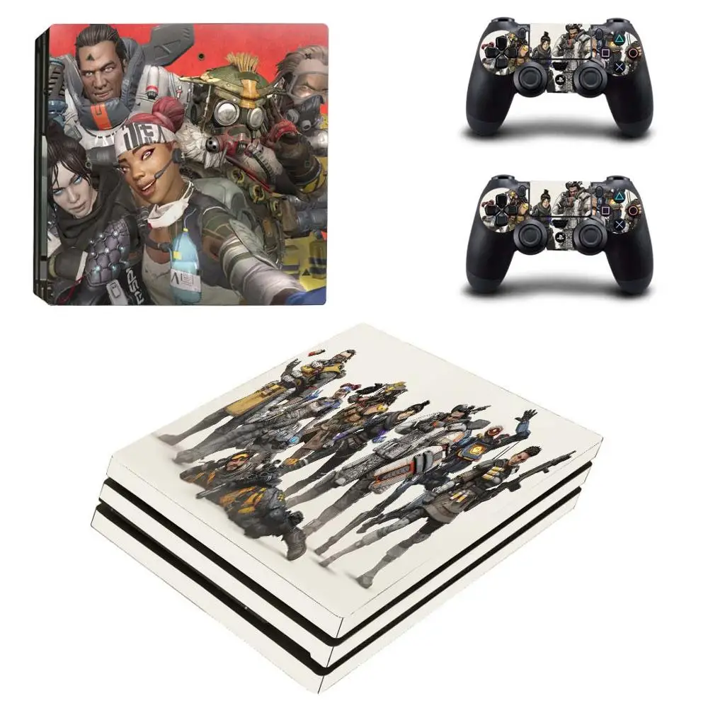 YSP4P-3216 Наклейка Vinilo PS4 Pro Skin Apex legends Play station 4 Pro sticker s для консоли sony PlayStation 4 Pro и контроллера Skins - Цвет: YSP4P-3216