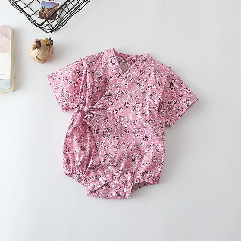 Летние детские комбинезоны Детские повседневные Комбинезоны с коротким рукавом