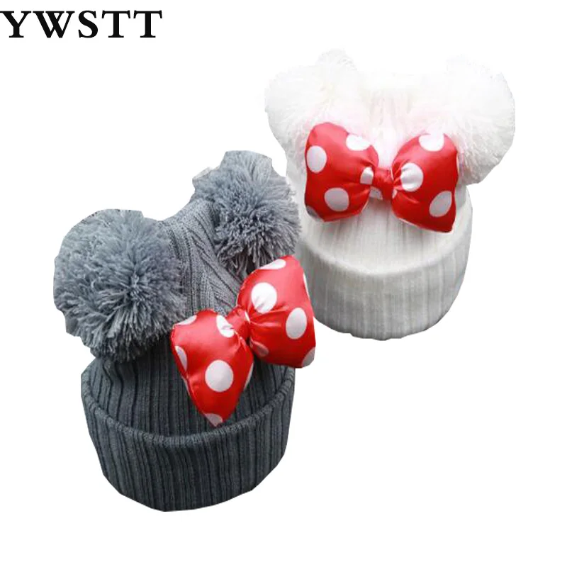 Зимняя детская шапка новинка 2018 для мальчиков зимняя девочек теплая вязаная