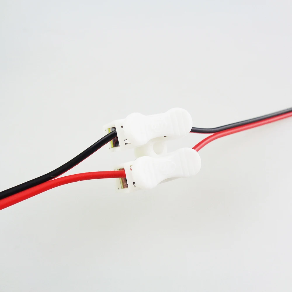 Клеммная колодка с пружинным соединителем 30 шт./лот 2Pin подключение 2 светодиодных