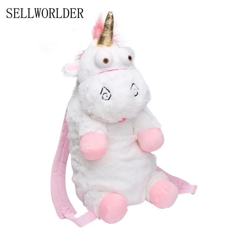

SELLWORLDER 2017 Big Size 60cm Unicorn Movie Plush Backpacks Toy Stuffed Animals & Plush Toys for Children