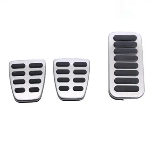 For MT 3pcs Газовое топливо педаль тормоза колодки Крышка для hyundai Elantra i30 Kona/для Kia Forte- авто аксессуары для стайлинга автомобилей - Название цвета: For MT 3pcs