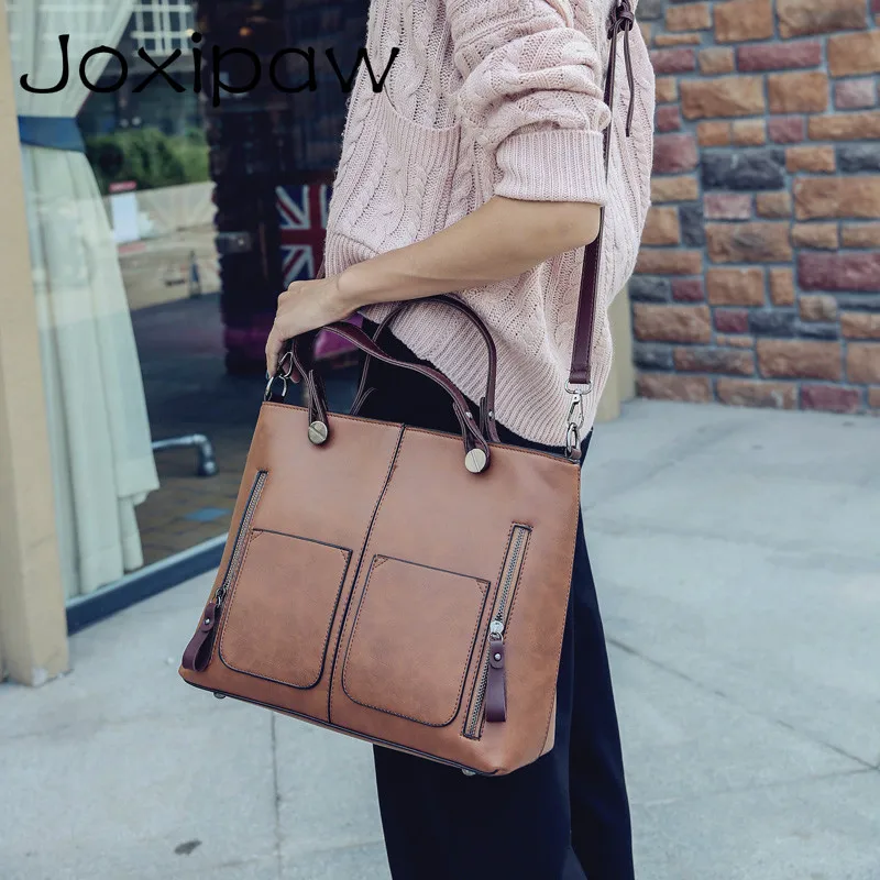 

New Women bag Messenger Bags Luxury Handbags Women Bags Designer PU Leather Handbag Vintage Female Tote Bag sac a main