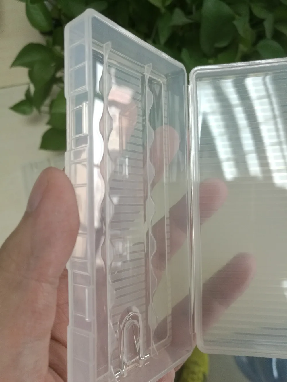 Батарея случае комплект с 7 различных хранение прозрачное жесткий Пластик