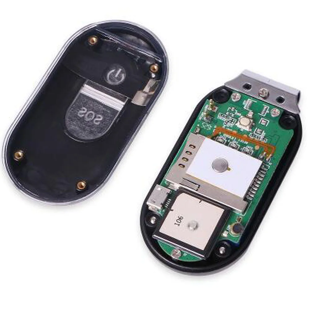 Черный Мини водонепроницаемый GSM GPS Трекер локатор для детей домашних животных