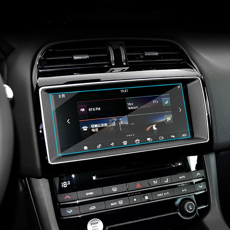 Для Jaguar F-PACE- Автомобильный gps навигационный экран стальная защитная пленка 1 шт. аксессуары для стайлинга автомобилей