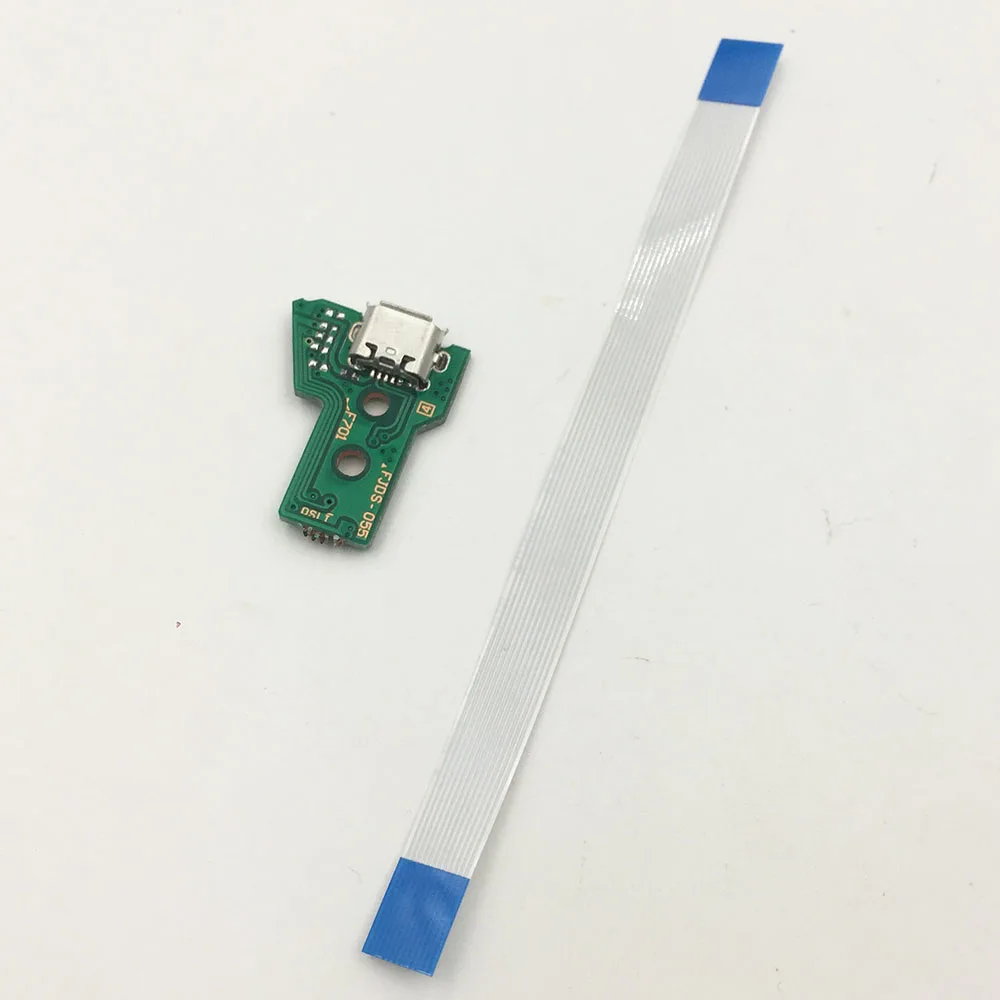 Разъем USB для зарядки контроллера PS4 12 контактов JDS 055|Запасные части| |