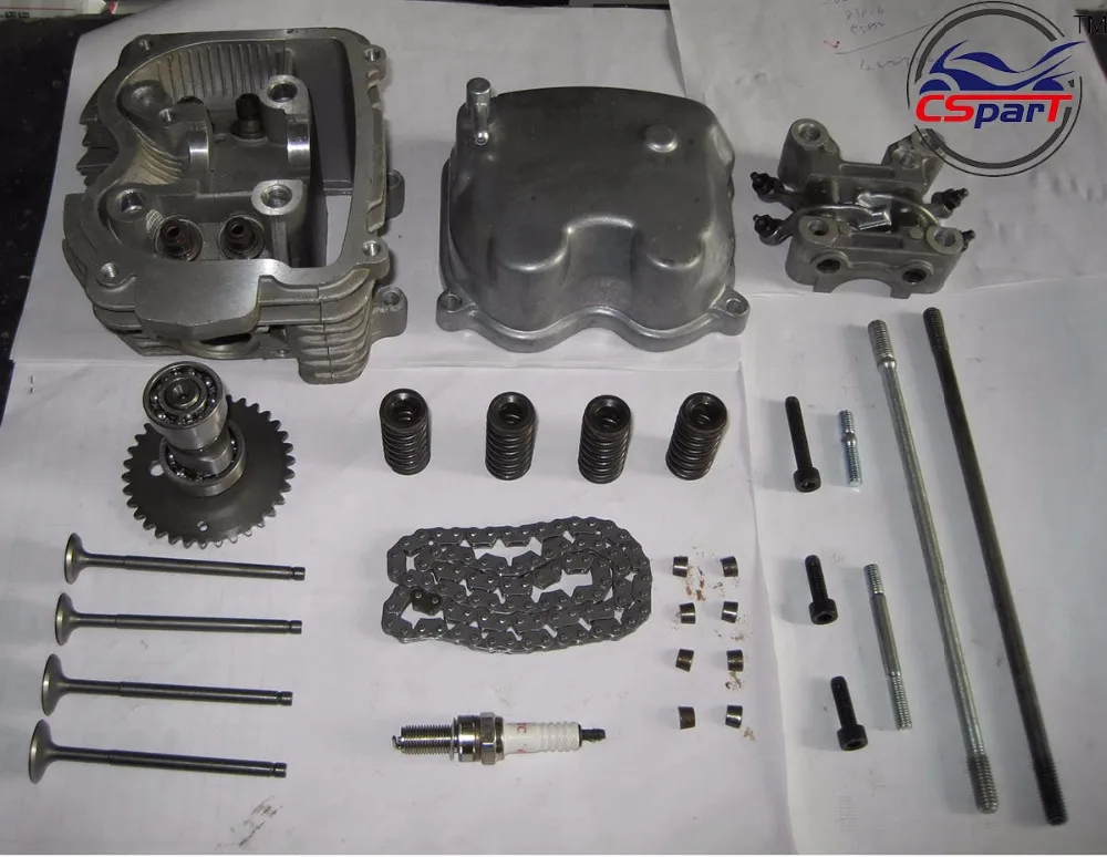 Производительность 4 клапана головки цилиндра GY6 125CC ATV багги картинг скутер|go kart