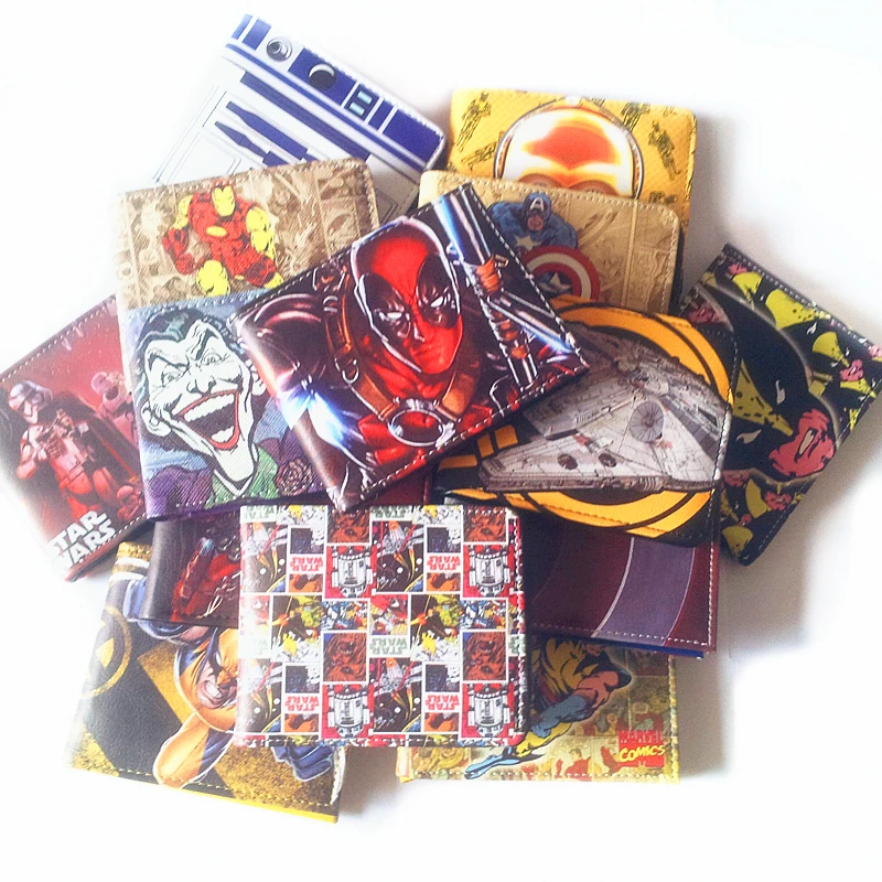 Кошелек Marvel с рисунком из мультфильма Звездные войны мстители Супермен