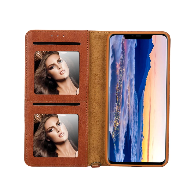 Кожаный чехол-книжка в стиле ретро для iPhone X XS Max | Мобильные телефоны и аксессуары