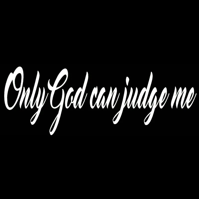 20 3*7 2 см забавные Стикеры для стайлинга автомобилей с надписью ONLY GOD CAN шрифт