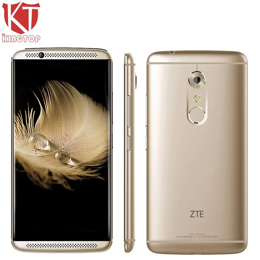 Оригинальный мобильный телефон zte Axon 7 A2017 4 Гб ОЗУ 64 Гб/128 ПЗУ 5 дюйма 2560 * 1440px 20MP