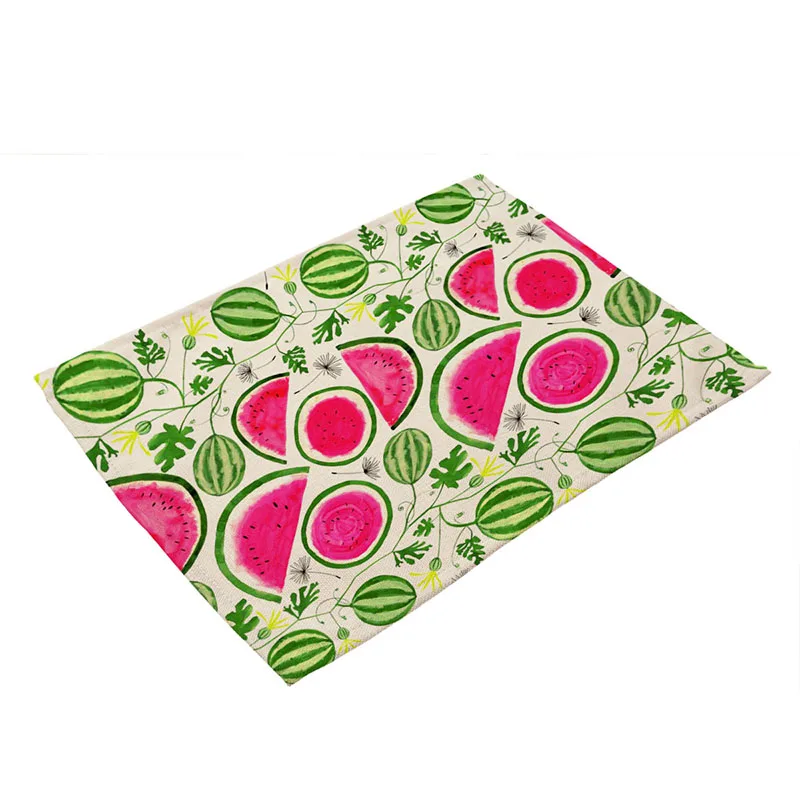 Стол в форме фруктов микс 8 стилей салфетки с принтом клубники арбуза вишни
