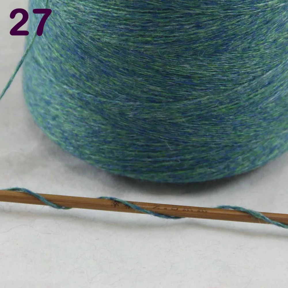 Sales 1X100g high quality 100% pure cashmere warm soft hand-woven tower yarn Green 26227 | Дом и сад