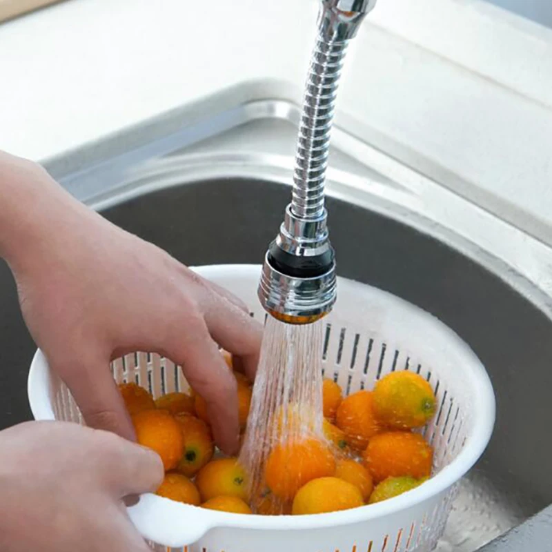 Kitchen Accessories 2 Modes 360 Rotatable Faucet Extender Booster Water Saver Water Tap Filter Kitchen Gadgets Supplies Goods T
