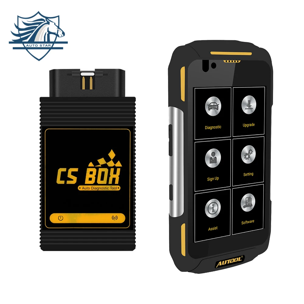 AUTOOL CS BOX Pro Мультисистема диагностики с четырехъядерным процессором Android 5 1 IP67