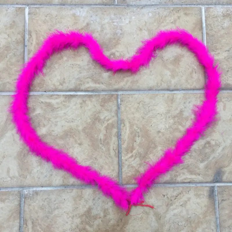 Свадебное боа из перьев цыпленка 2 ярда нарядное платье марабу украшения для