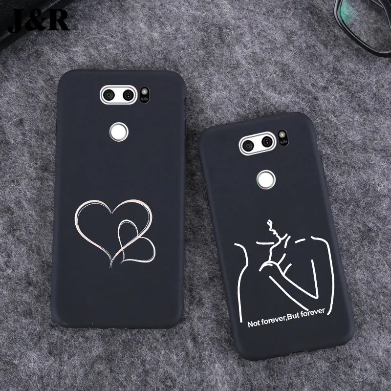 Силиконовый чехол для LG V30 K10 K4 K8 2017 2018 Q6 Q8 G7 G6 G5 мягкие задние крышки матовые черные